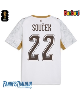 Republica Cehă Tomas Soucek #22 Tricou Fotbal Replică Mondial 2026 Barbati Deplasare